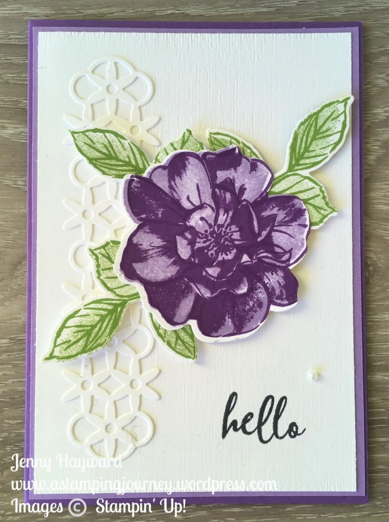 Stampin' Up! To A Wild Rose
