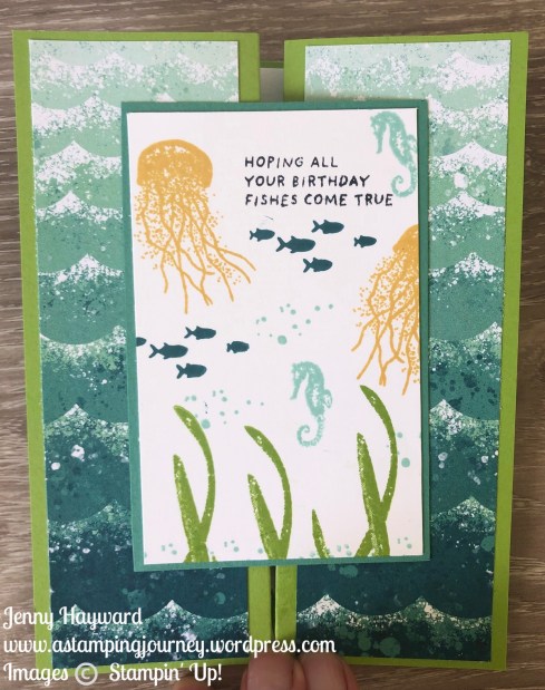 Whale Done Fun Fold card _ closed