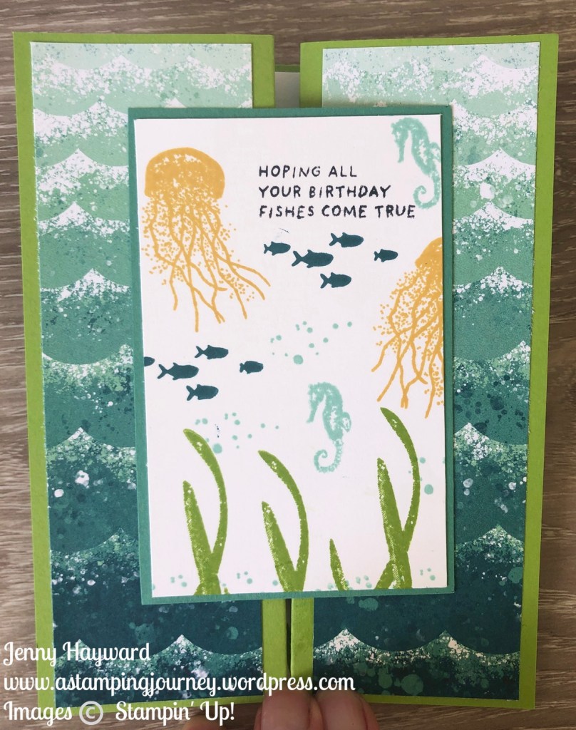 Whale Done Fun Fold card _ closed