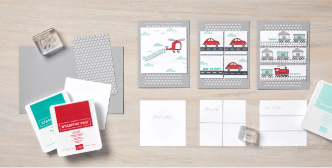 Stampin' Up! Moving Along stamp set