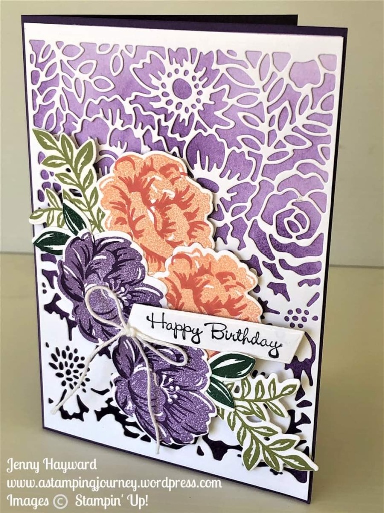 Two Tone flora with Blended background
