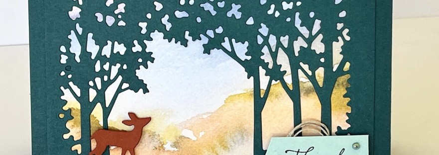 Stampin' Up! Grassy Grove - Deer in the Forest