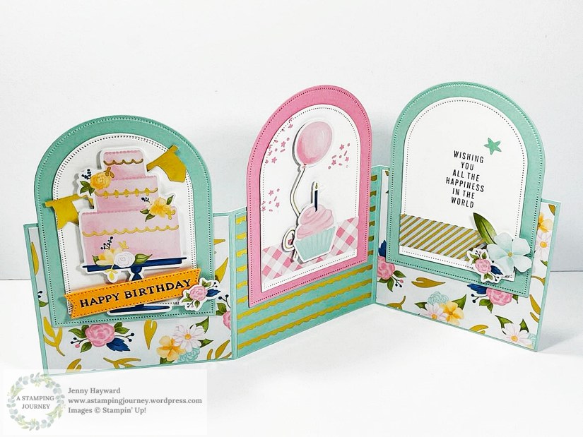 Trio Arch Fun Fold Card