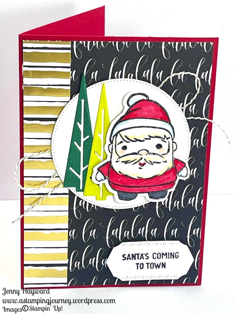 Stampin' Up! Festive Friends card for Christmas